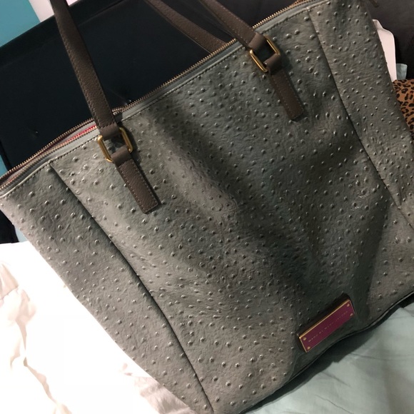 Marc by Marc Jacobs “Ozzie Take Me” Ostrich Bag - Picture 5 of 8